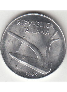 1969 Lire 10 Spiga Fior di Conio Italia